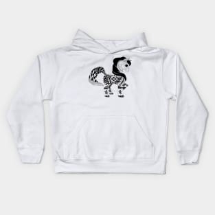 magical pony ecopop horse art Kids Hoodie